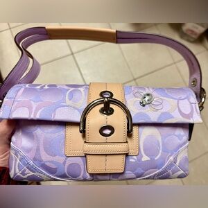 Vintage Coach Shoulder Bag w/  Ladybug Appliqué- NWOT